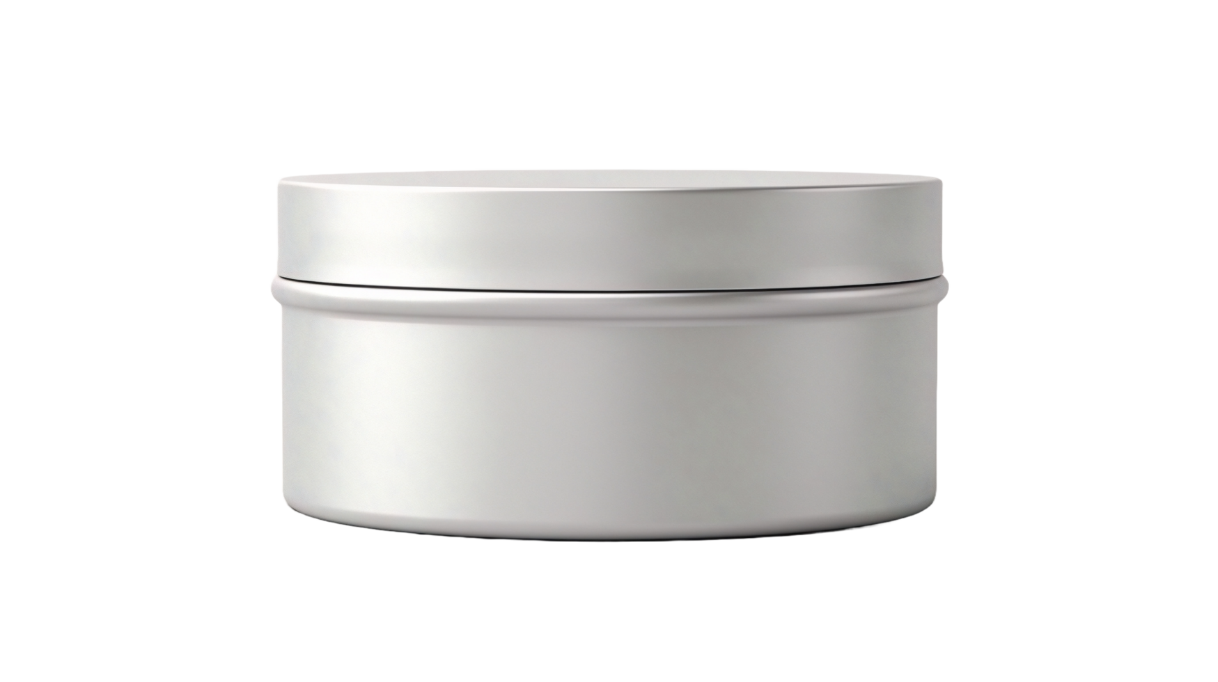 AI generated white container with lid on a transparent background png