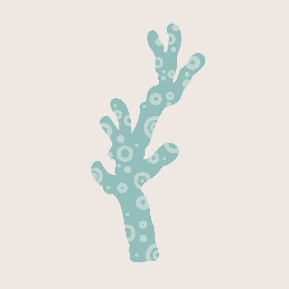 Sea coral simple vector