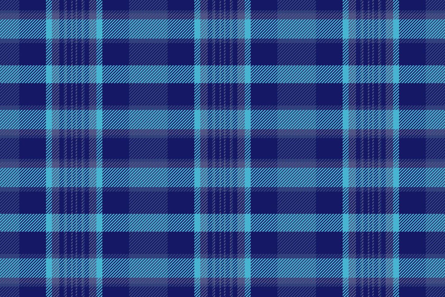 Pastel check plaid vector, drawing pattern background textile. Curtain seamless fabric texture tartan in blue and cyan colors. vector
