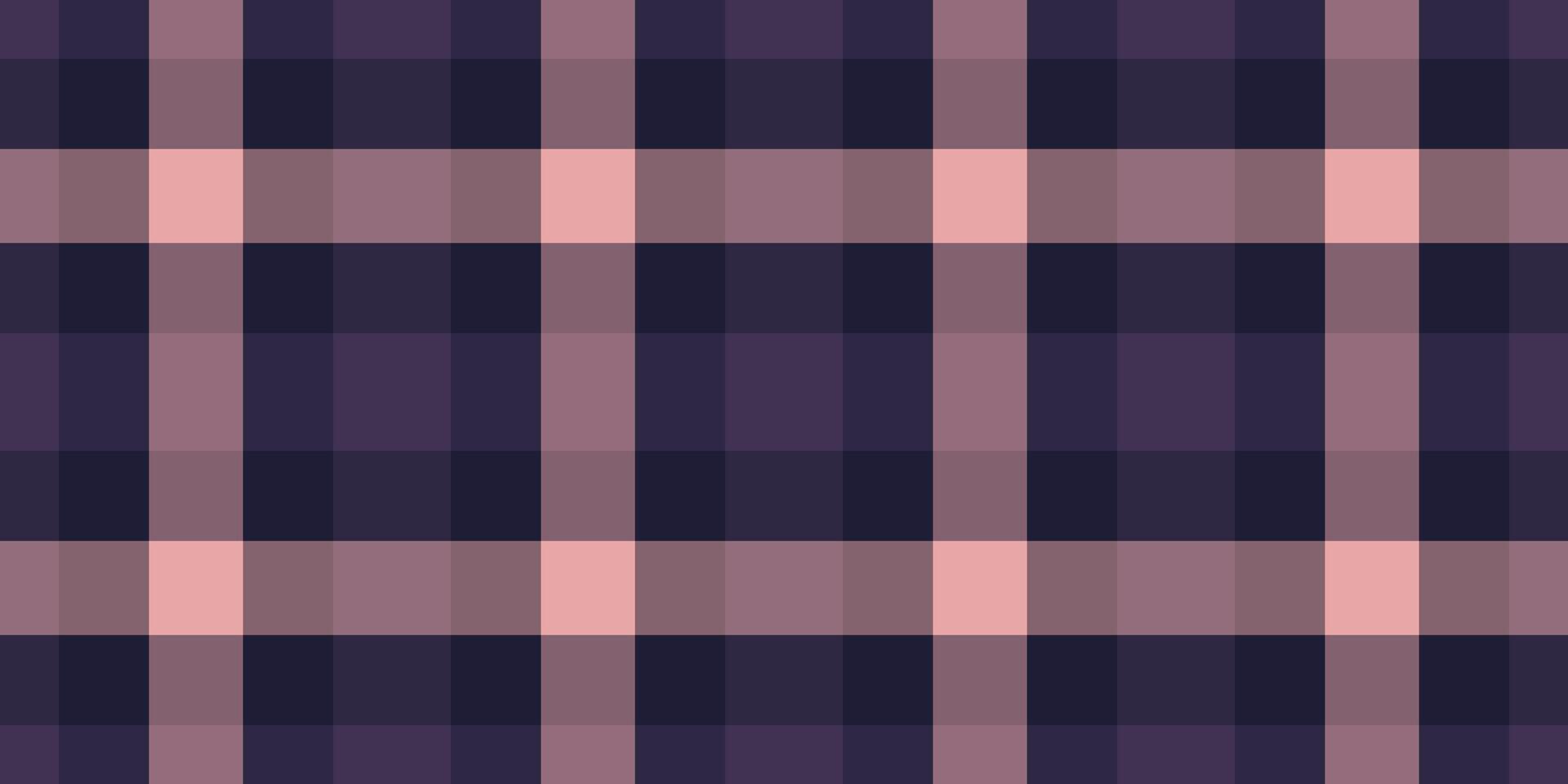 Shabby check pattern textile, pyjamas tartan background texture. Naked seamless plaid vector fabric in dark and pastel colors.