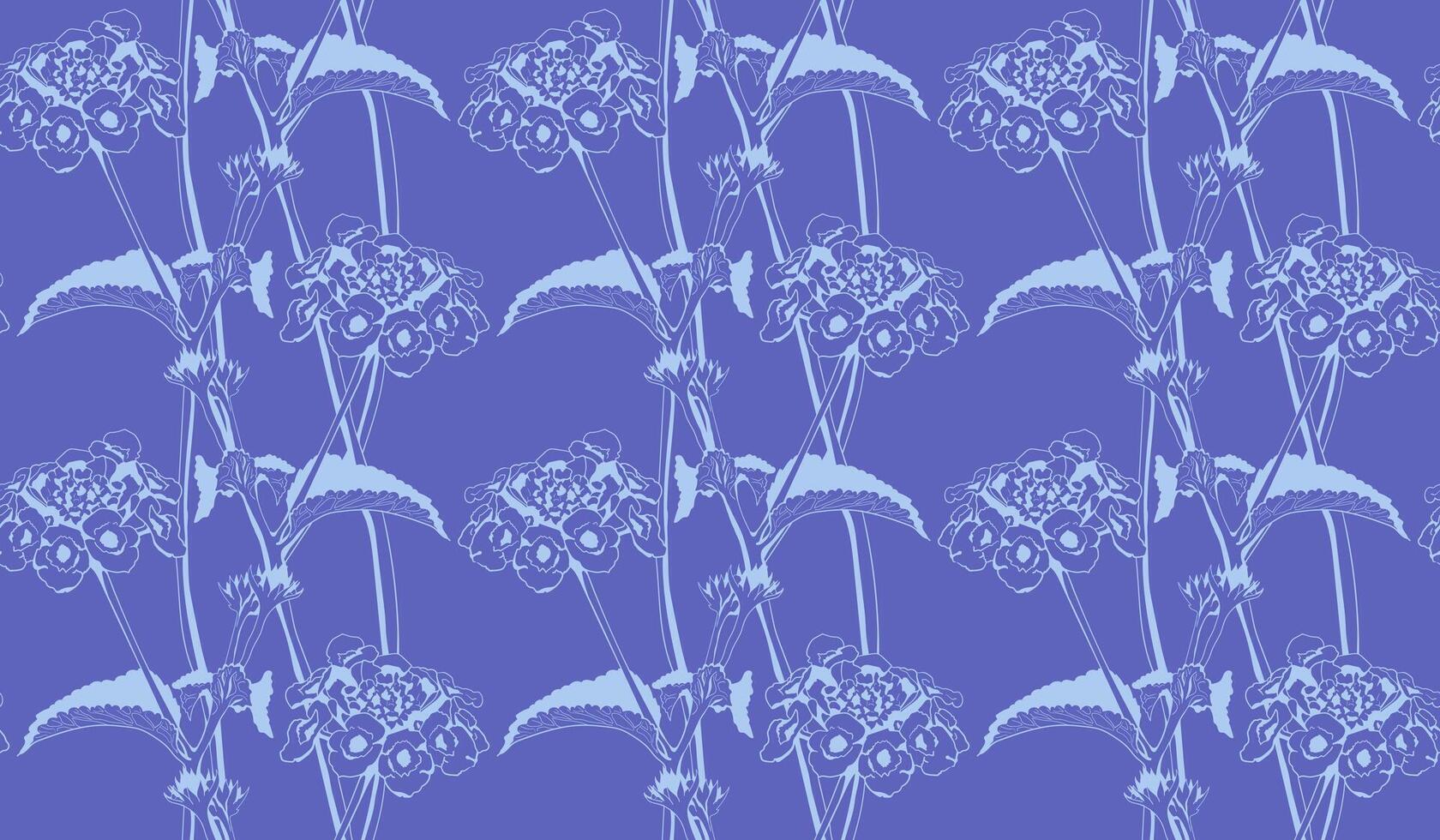 fondo de vector transparente de patrón floral. diseño de papel tapiz de follaje y flores de la naturaleza.