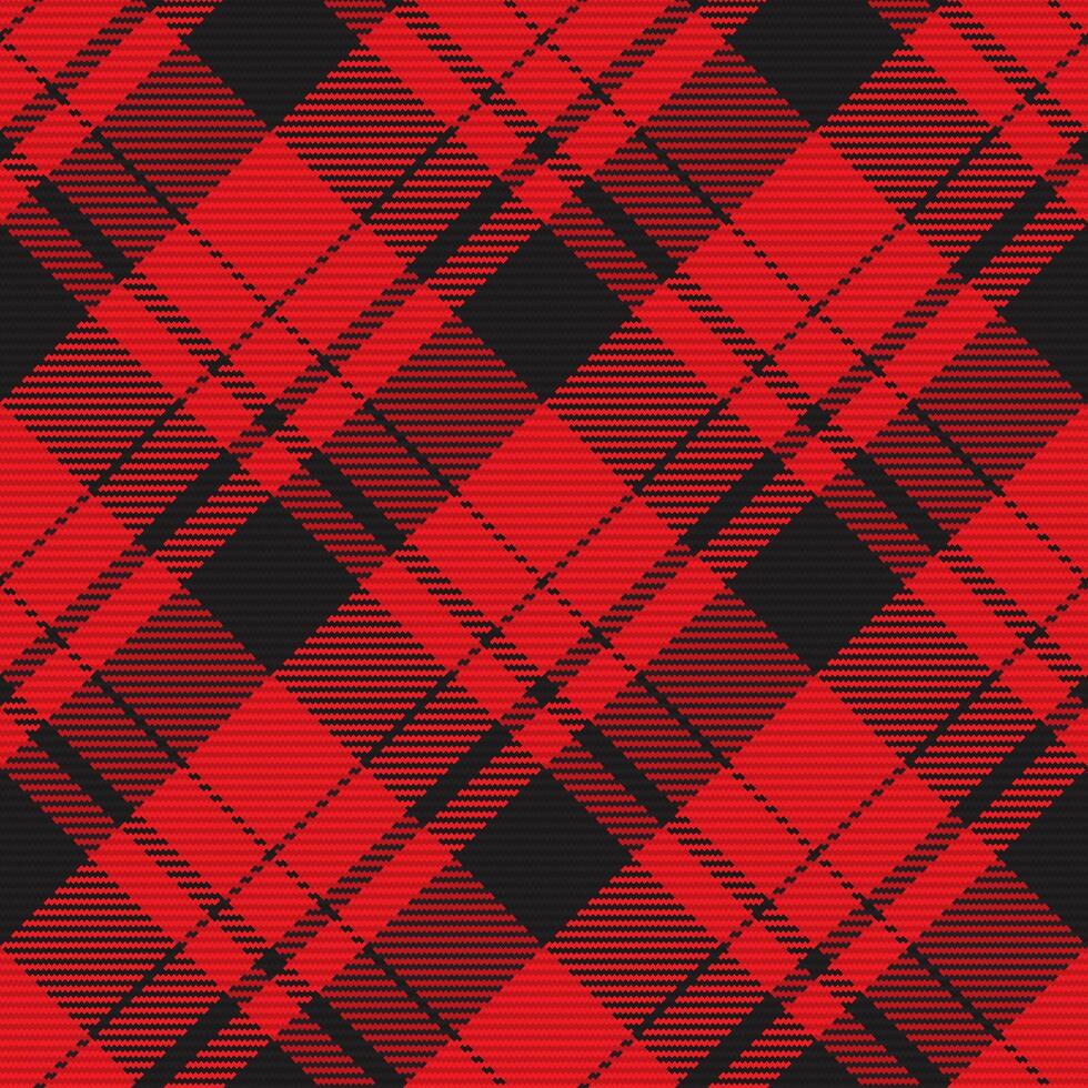 Seamless pattern of scottish tartan plaid. Repeatable background with check fabric texture. Vector backdrop striped textile print.
