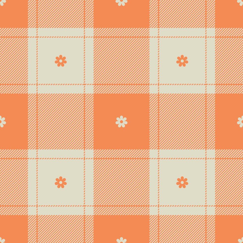 Spring gingham pattern, seamless checked plaids. Pastel vichy background for tablecloth, napkin, dress, Easter holiday textile design. vector