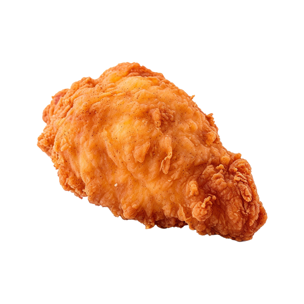 AI generated Tasty fried chicken png isolated on transparent background