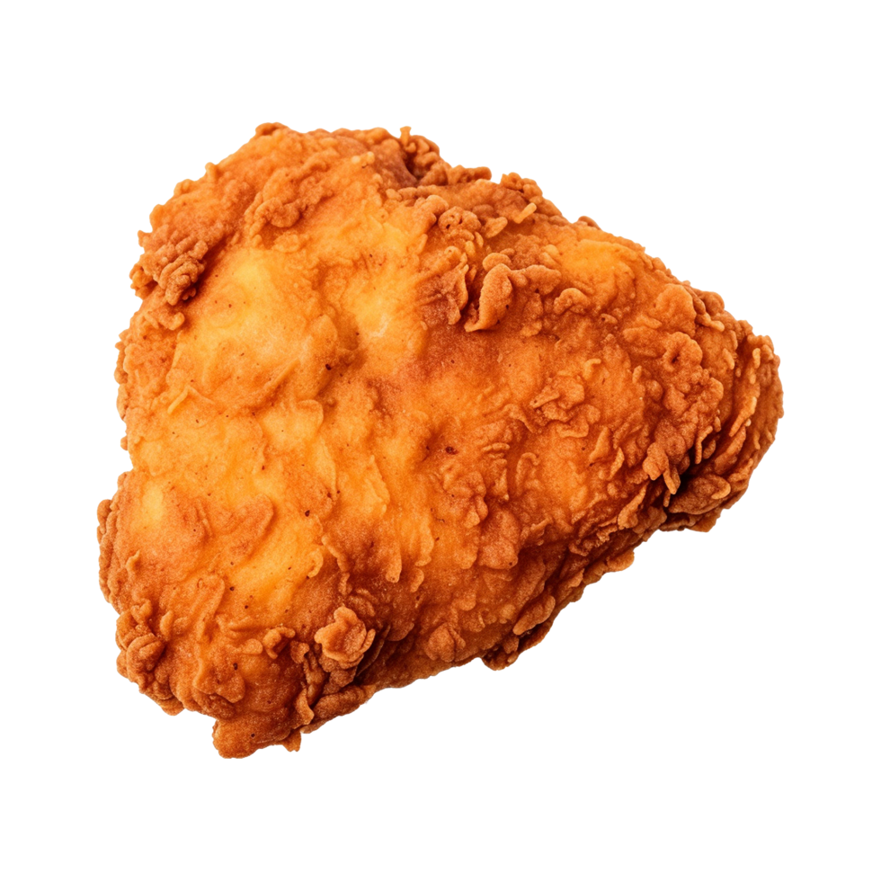 AI generated Tasty fried chicken png isolated on transparent background