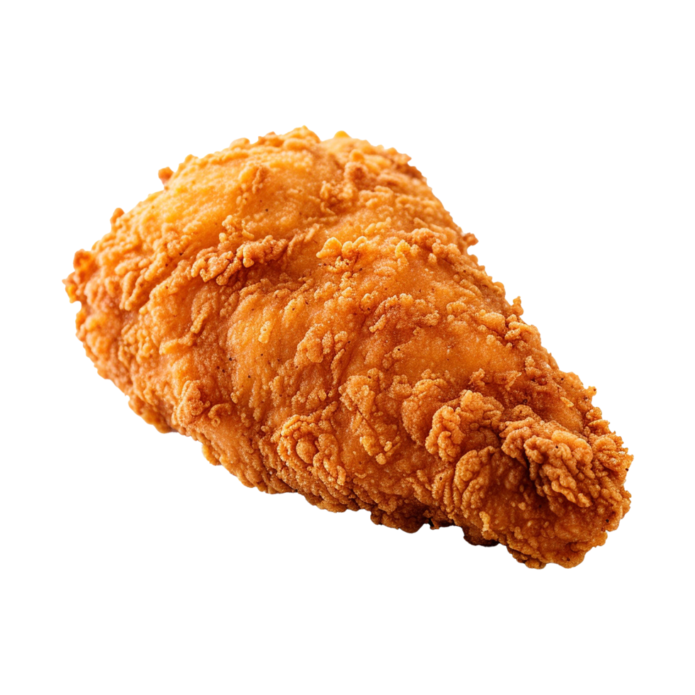 AI generated Tasty fried chicken png isolated on transparent background