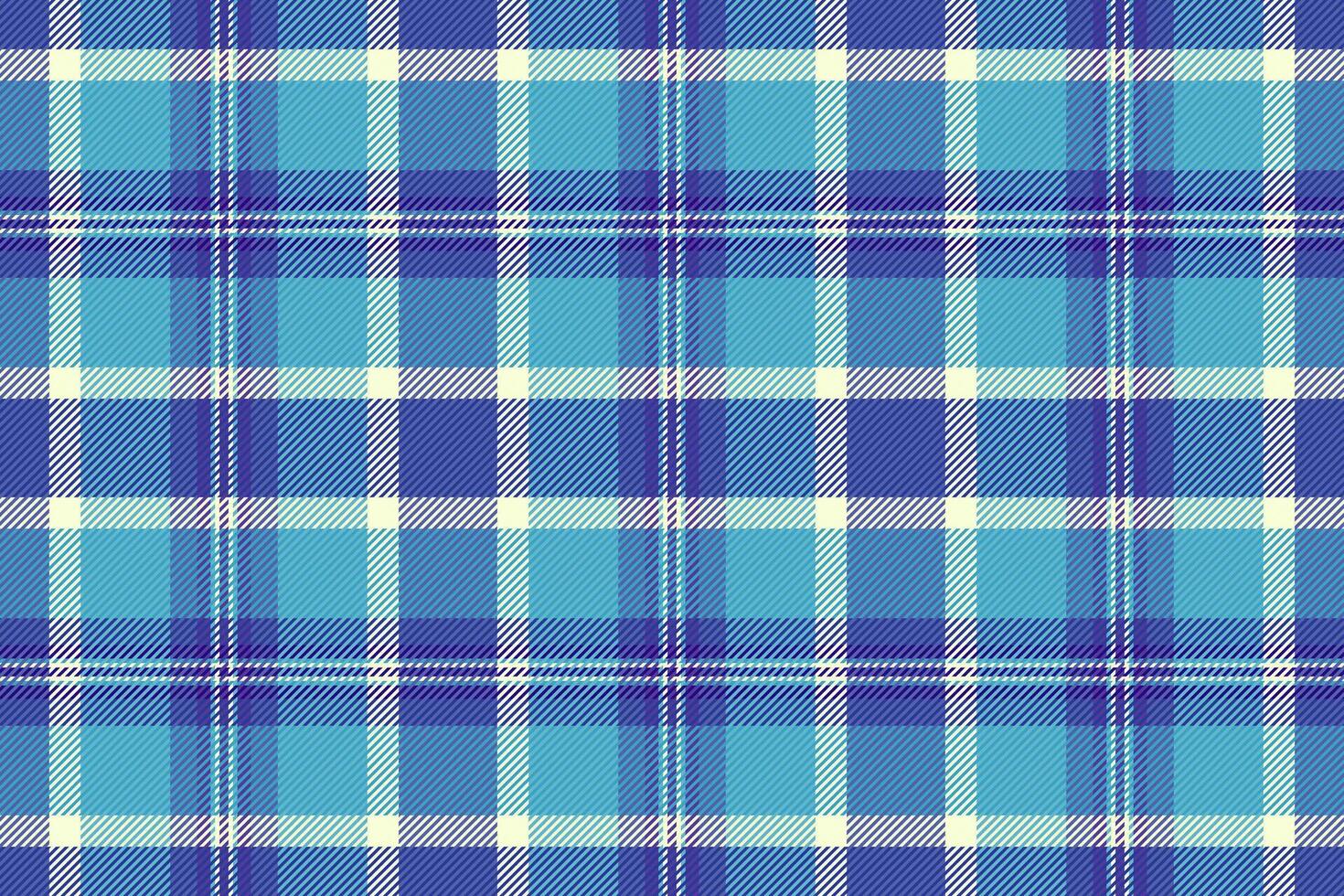 Fabric check pattern of texture plaid vector with a seamless tartan background textile.