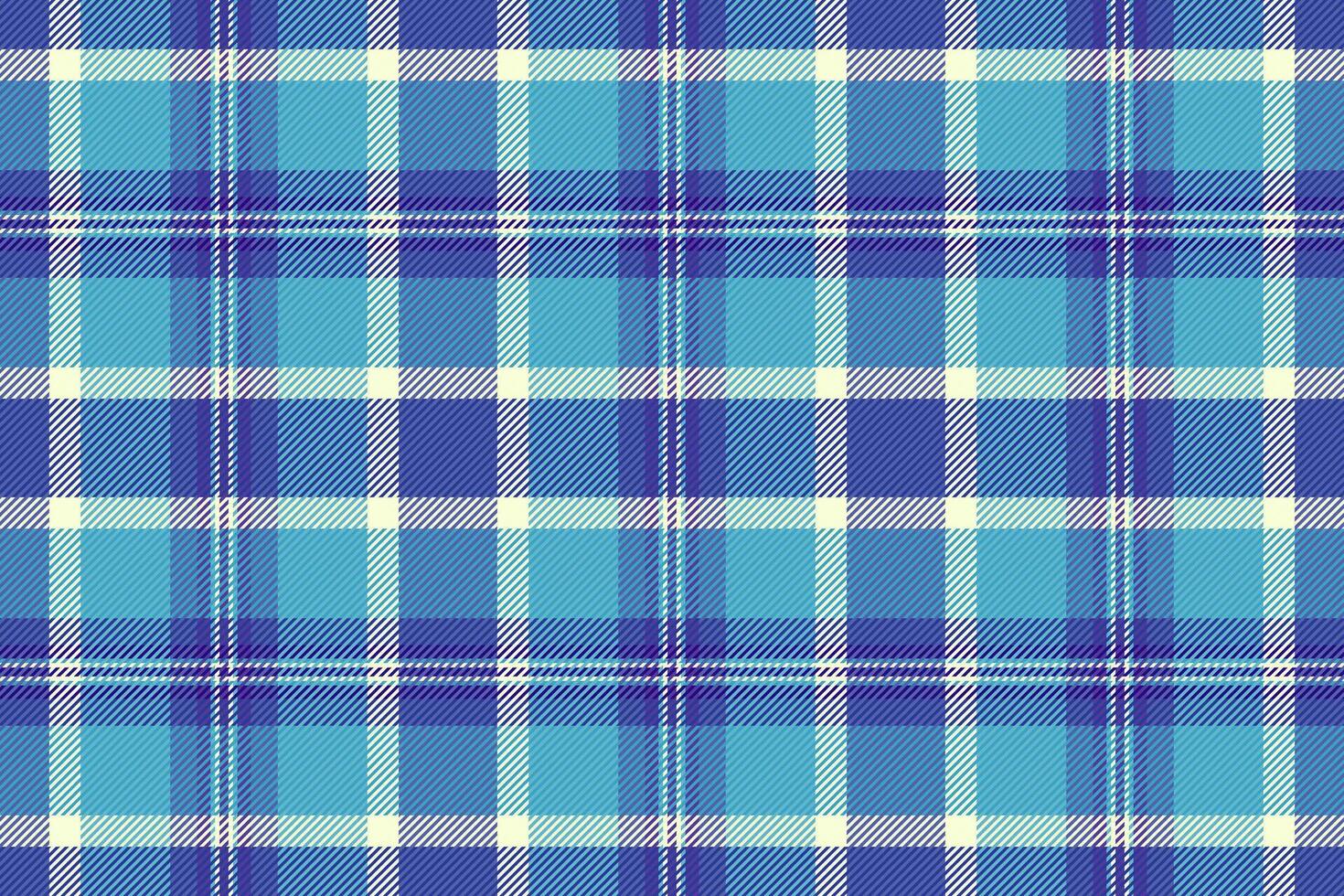 Fabric check pattern of texture plaid vector with a seamless tartan background textile.