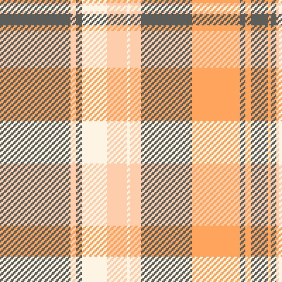 Check seamless fabric of pattern tartan texture with a textile vector plaid background.