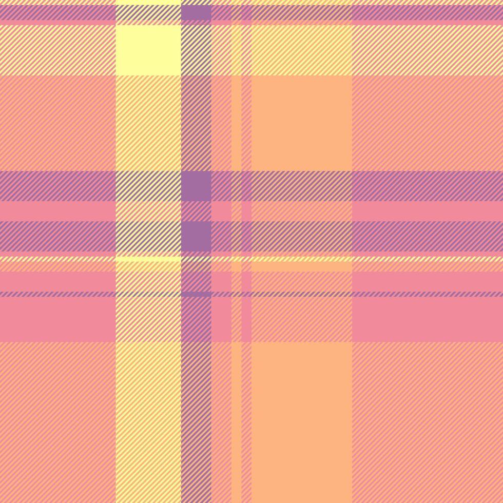 Background vector plaid of seamless check fabric with a texture tartan pattern textile.