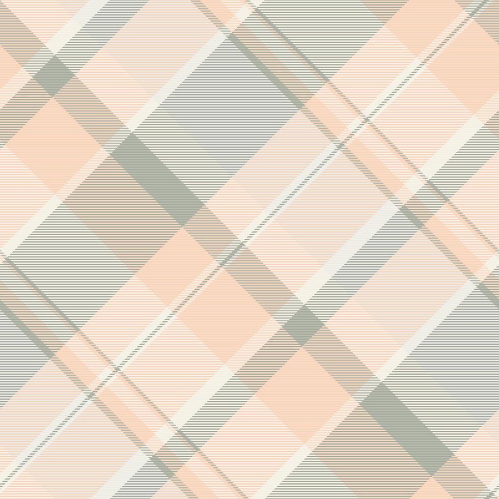 Fade texture textile fabric, rich pattern seamless check. Size vector background tartan plaid in light and linen colors.