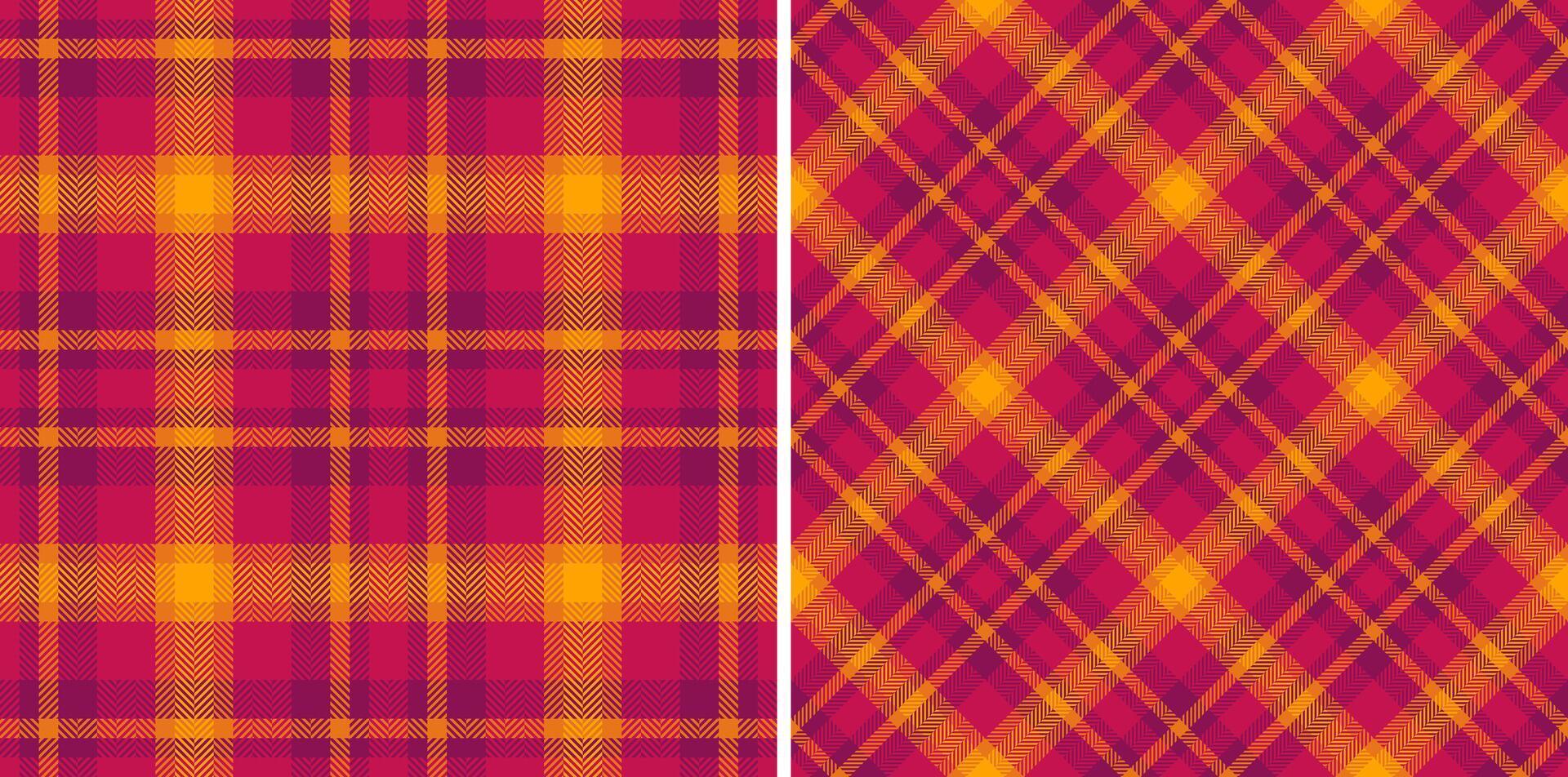 Check seamless textile of background vector tartan with a pattern plaid fabric texture.