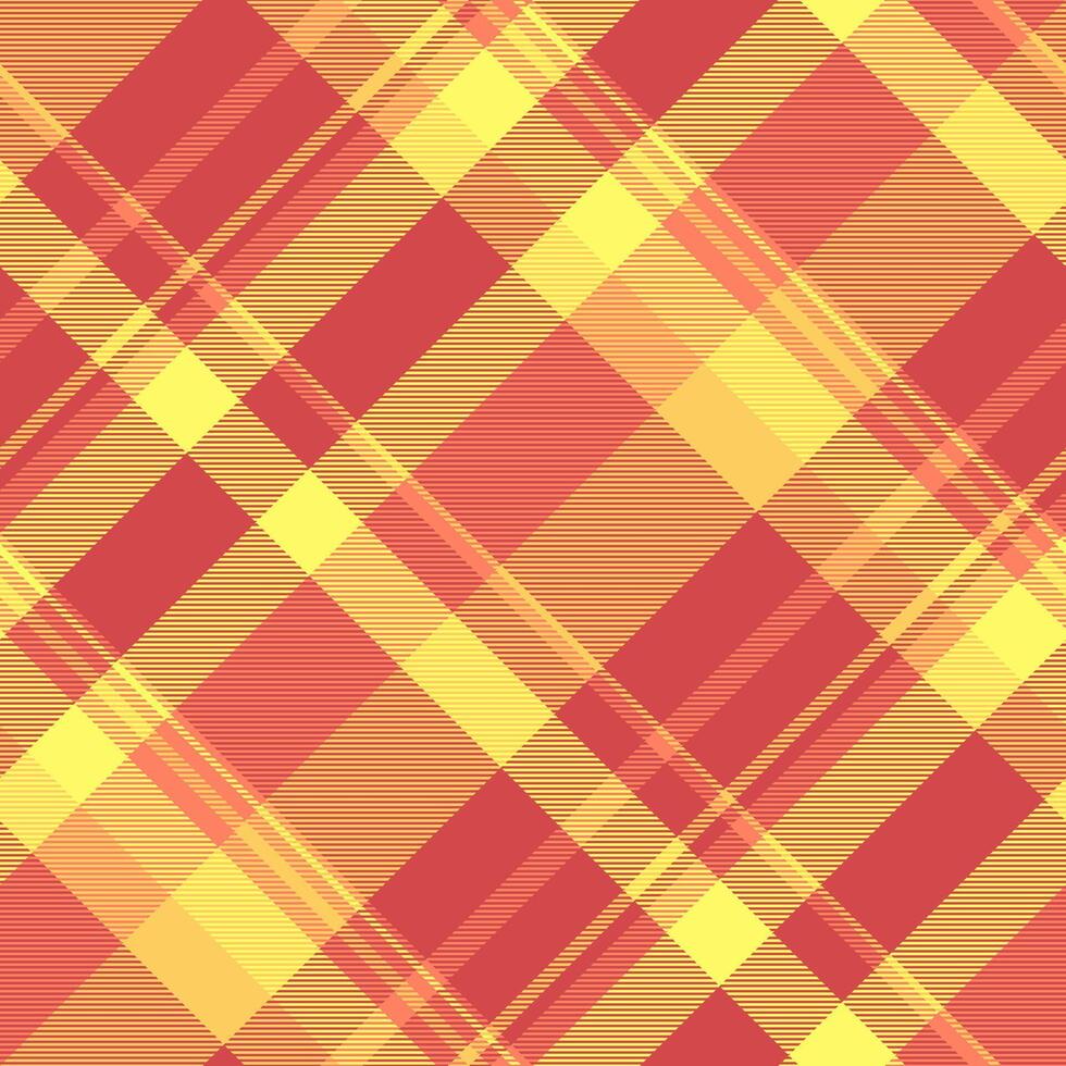 Tartan check pattern of plaid background texture with a seamless fabric textile vector. vector