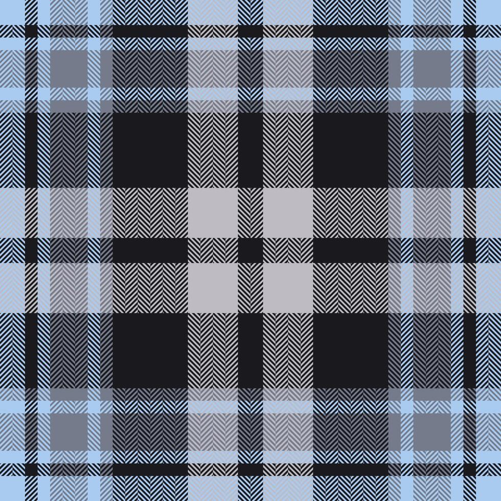Plaid check pattern. Seamless fabric texture. Tartan textile print. vector
