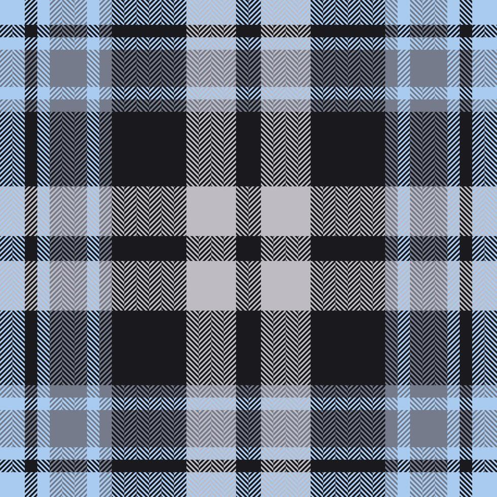 Plaid check pattern. Seamless fabric texture. Tartan textile print. vector