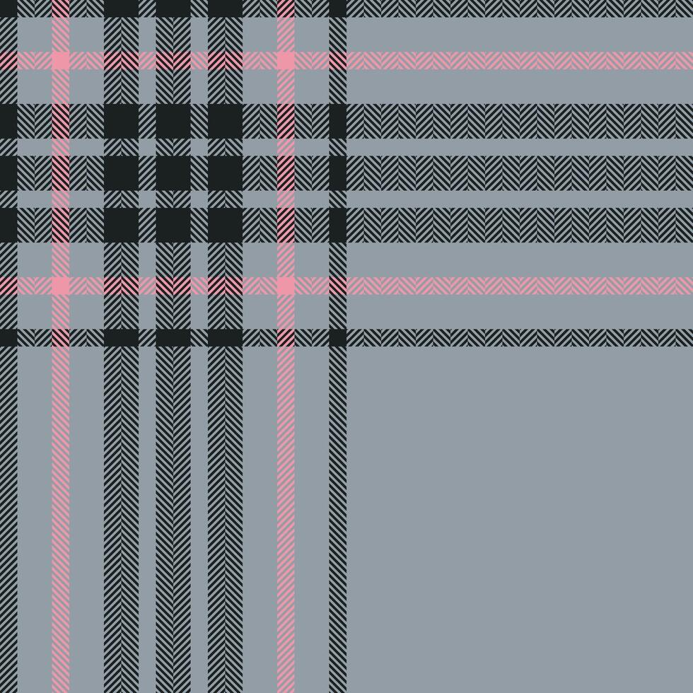 Plaid check pattern. Seamless fabric texture. Tartan textile print. vector