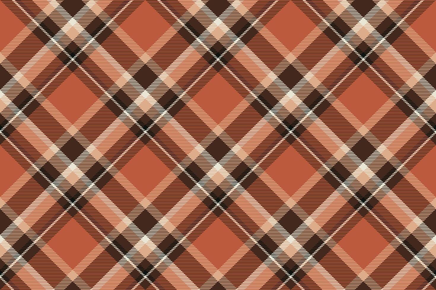 Tartan plaid background, diagonal check seamless pattern. Vector fabric texture for textile print, wrapping paper, gift card, wallpaper.