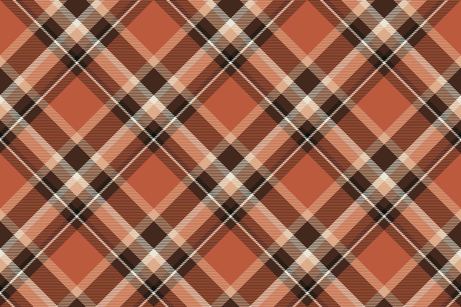 Tartan plaid background, diagonal check seamless pattern. Vector fabric texture for textile print, wrapping paper, gift card, wallpaper.