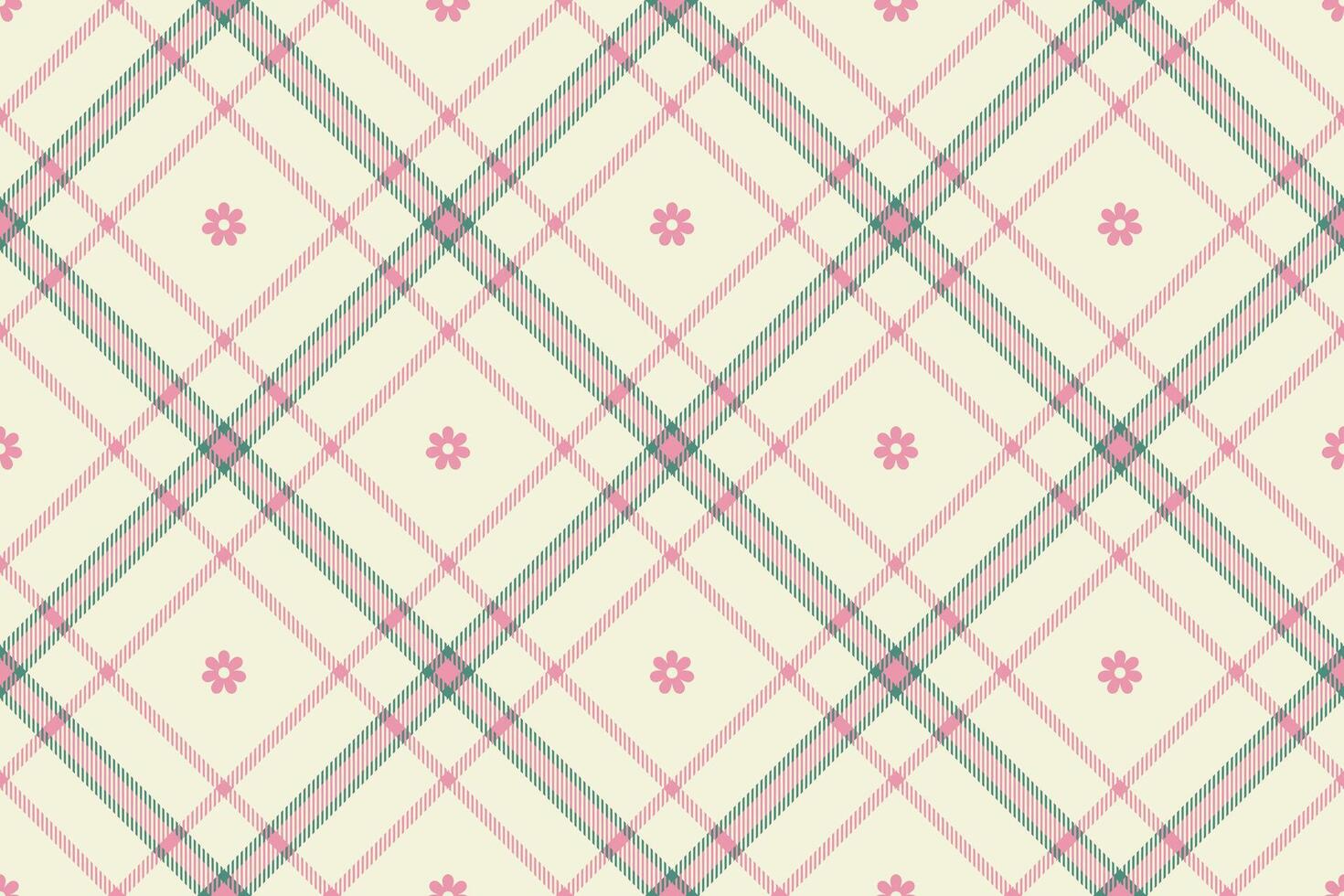 Spring gingham pattern, seamless checked plaids. Pastel vichy background for tablecloth, napkin, dress, Easter holiday textile design. vector