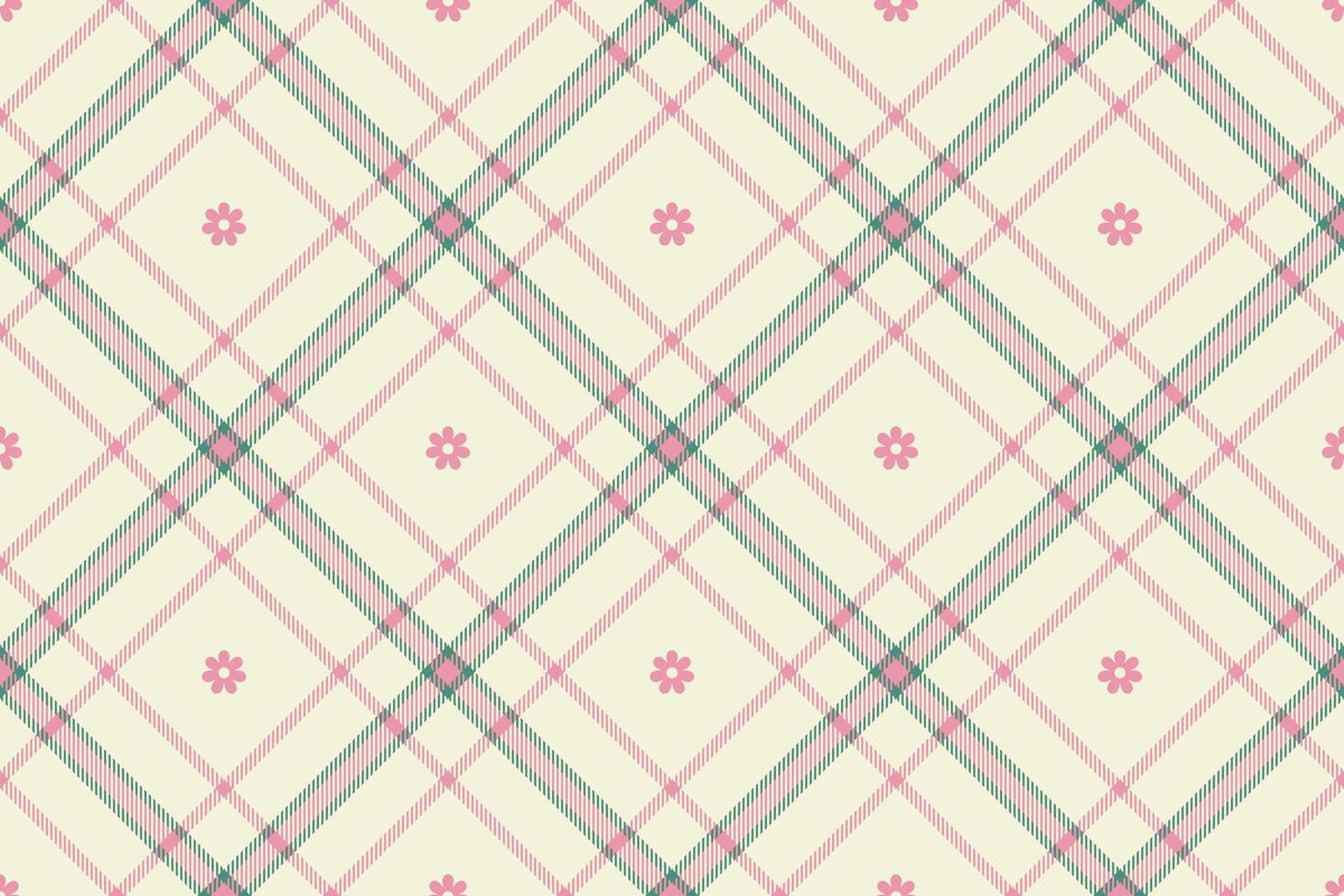 Spring gingham pattern, seamless checked plaids. Pastel vichy background for tablecloth, napkin, dress, Easter holiday textile design. vector