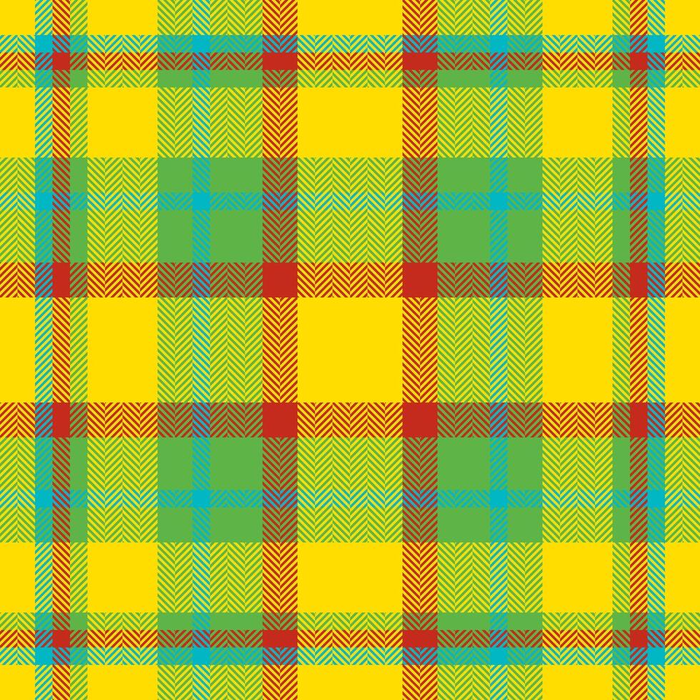 Plaid check pattern. Seamless fabric texture. Tartan textile print. vector