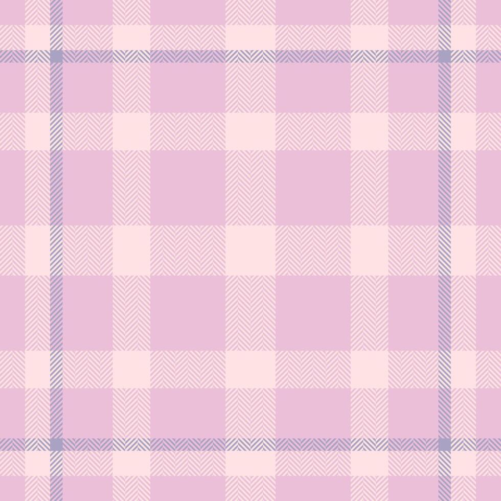 Plaid check pattern. Seamless fabric texture. Tartan textile print. vector