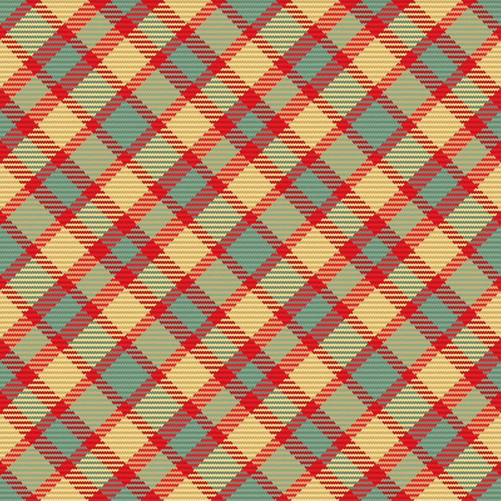 Seamless pattern of scottish tartan plaid. Repeatable background with check fabric texture. Vector backdrop striped textile print.