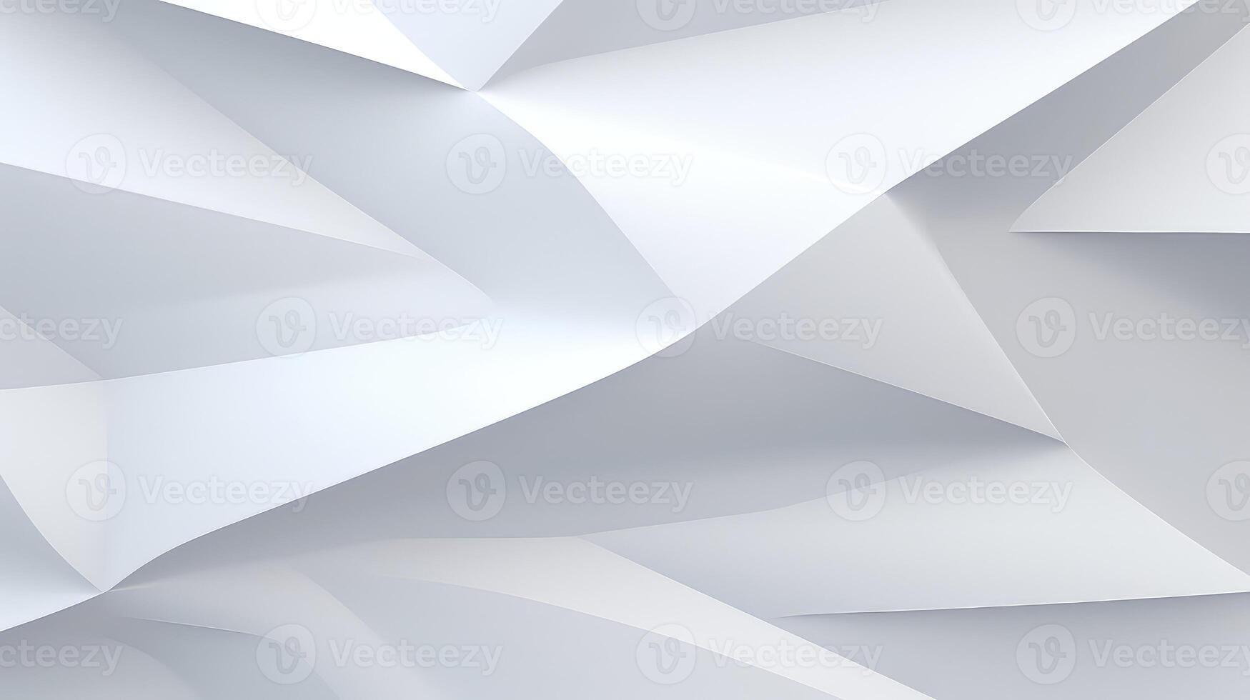 AI generated White abstract background with smooth lines photo