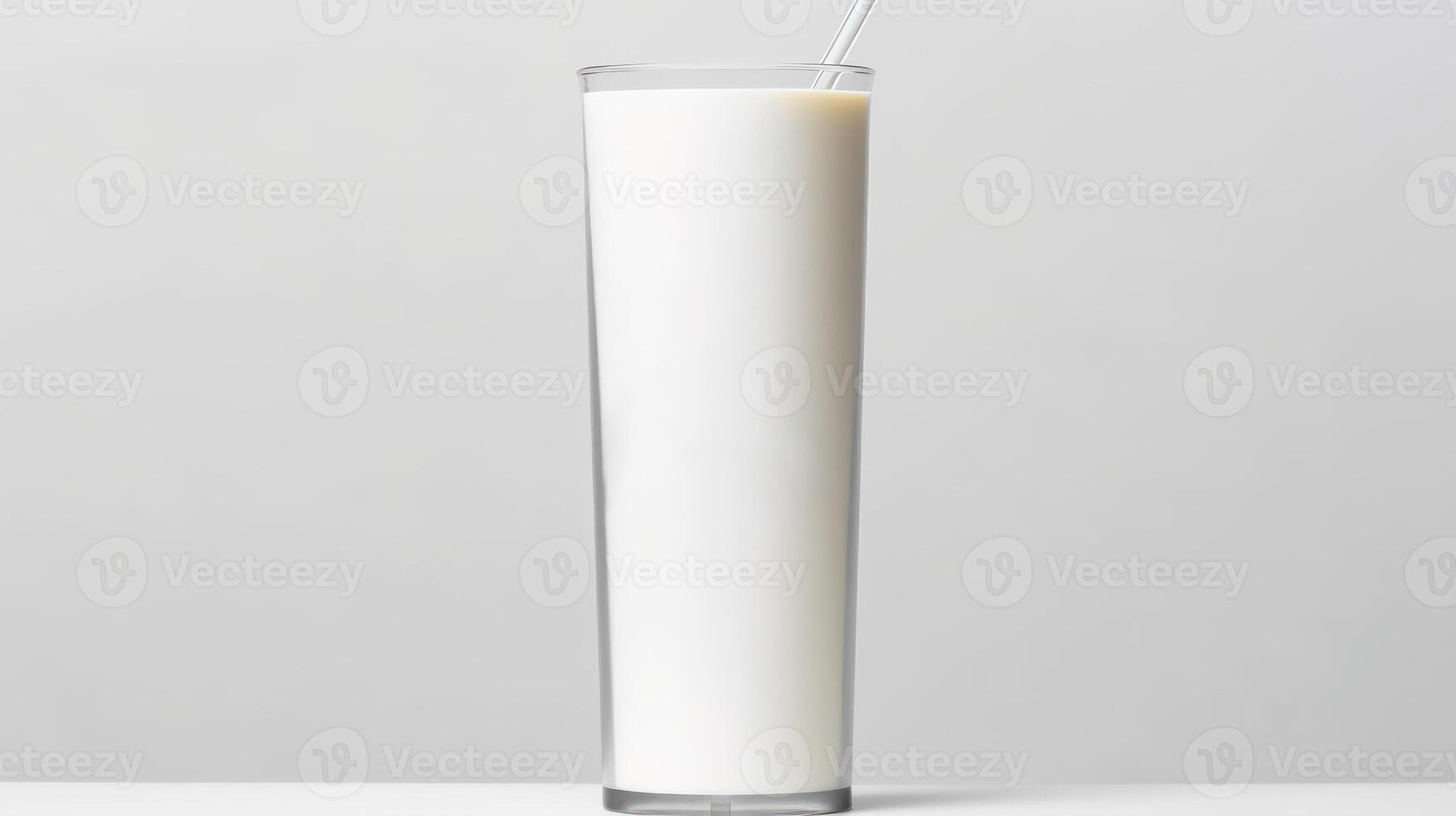 AI generated White tumbler mockup isolated on white background photo