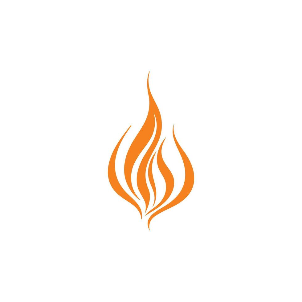 AI generated fire flame vector logo design.fire logo.fire logo design inspiration. elegant abstract design template elements.