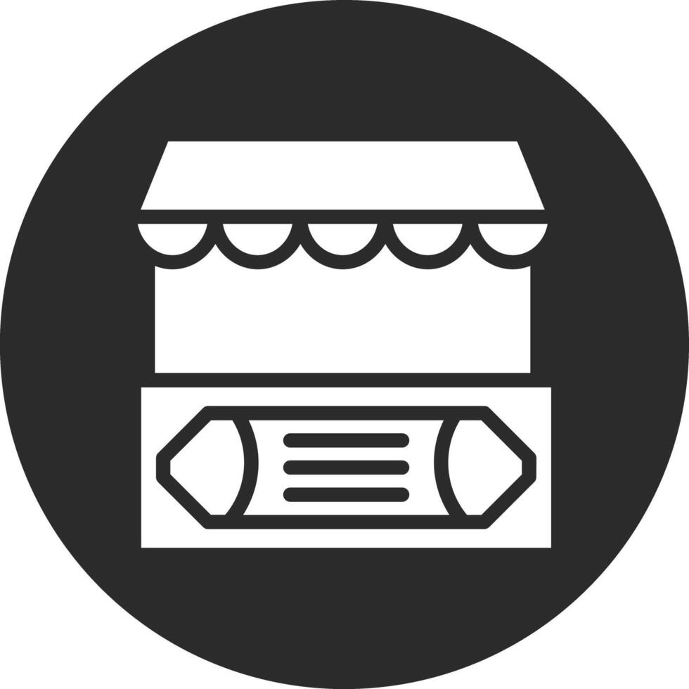 Street Market Vector Icon