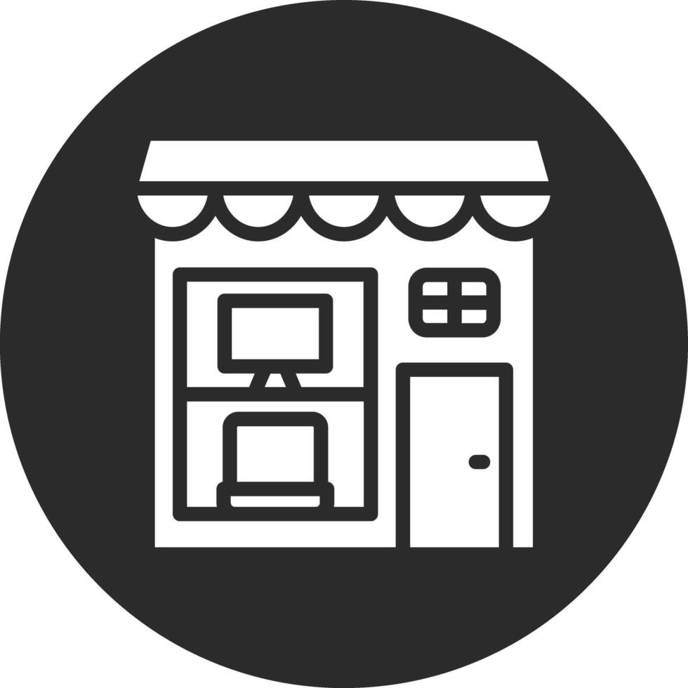 Electronics Shop Vector Icon