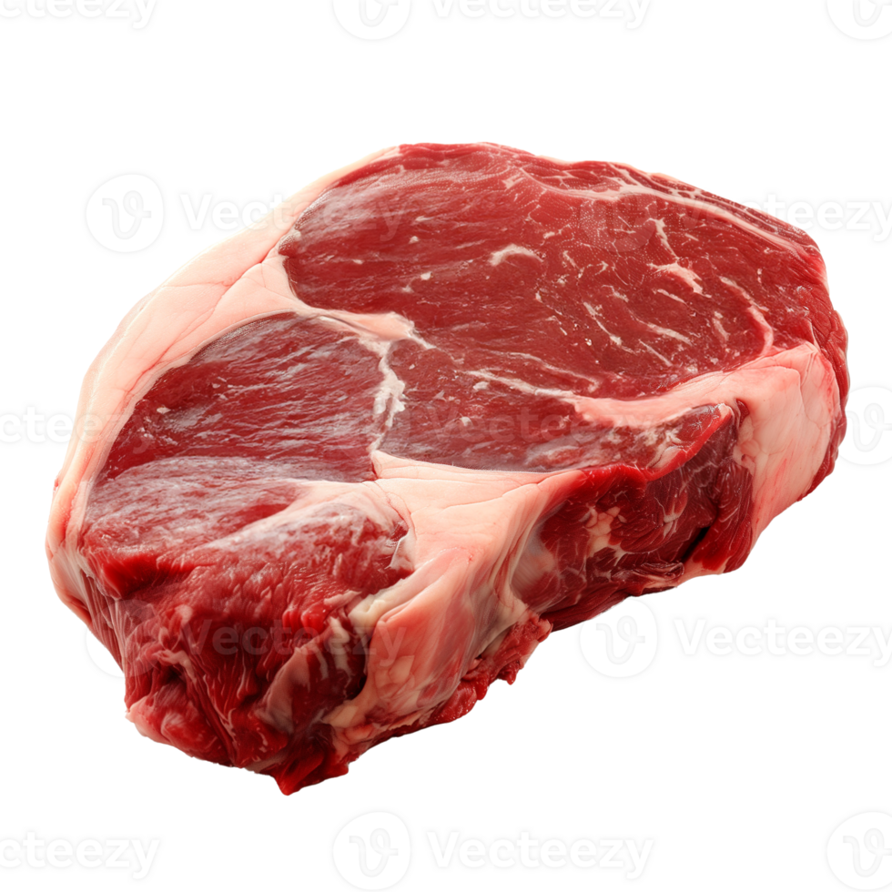 AI generated Ribeye of beef   Isolated on transparent background png