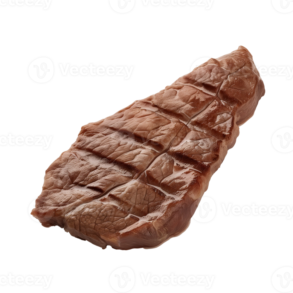 AI generated Crocodile Steak Isolated on transparent background