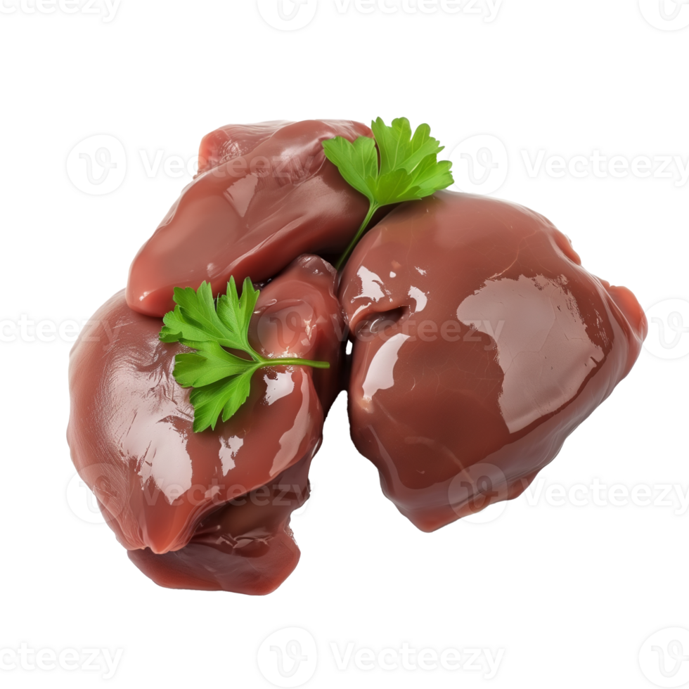 Chicken Liver Isolated on transparent background png