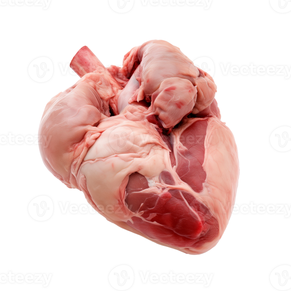 AI generated Heart of Lamb Isolated on transparent background png