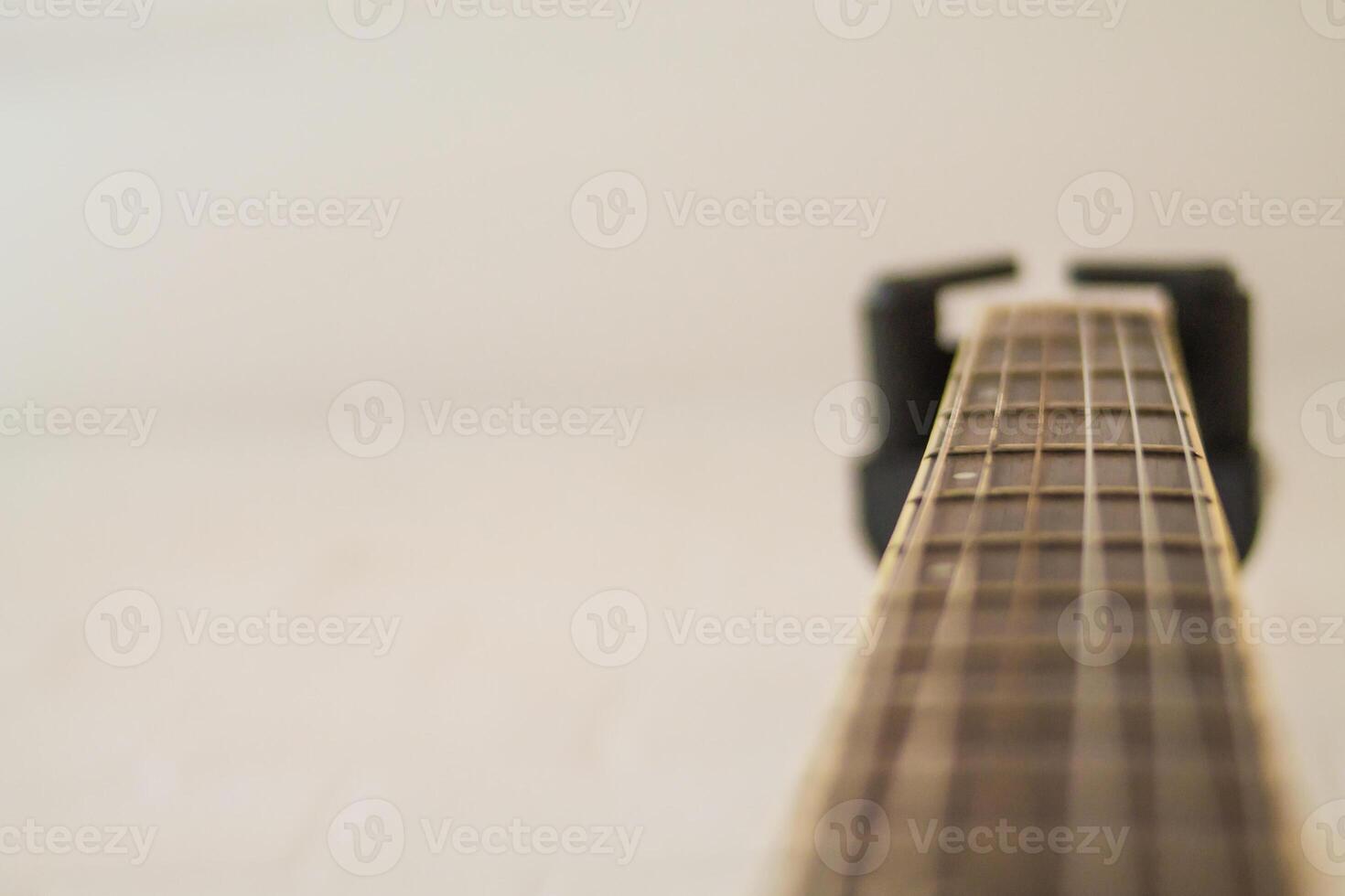 Guitars that were kept in the music practice room It is a guitar that is provided for musicians to practice and learn before performing in order to reduce the mistake of playing guitar on stage. photo