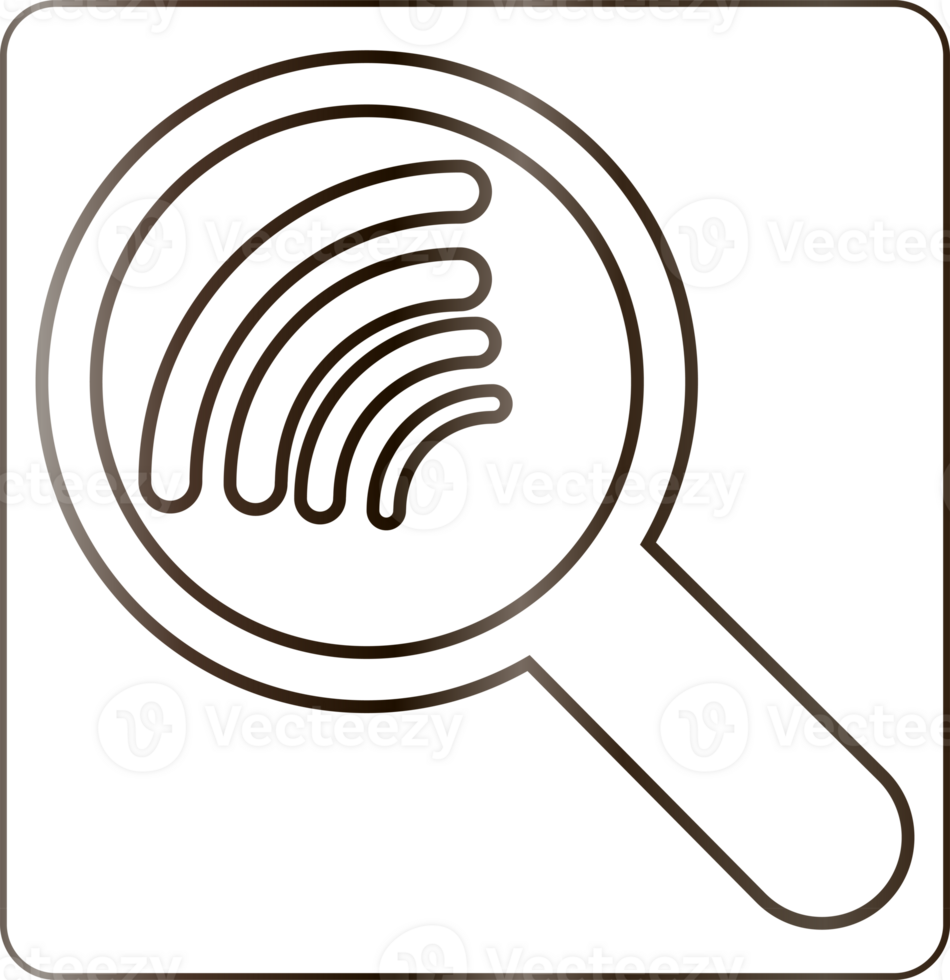 Magnifying glass icon with wifi connection design decoration. png