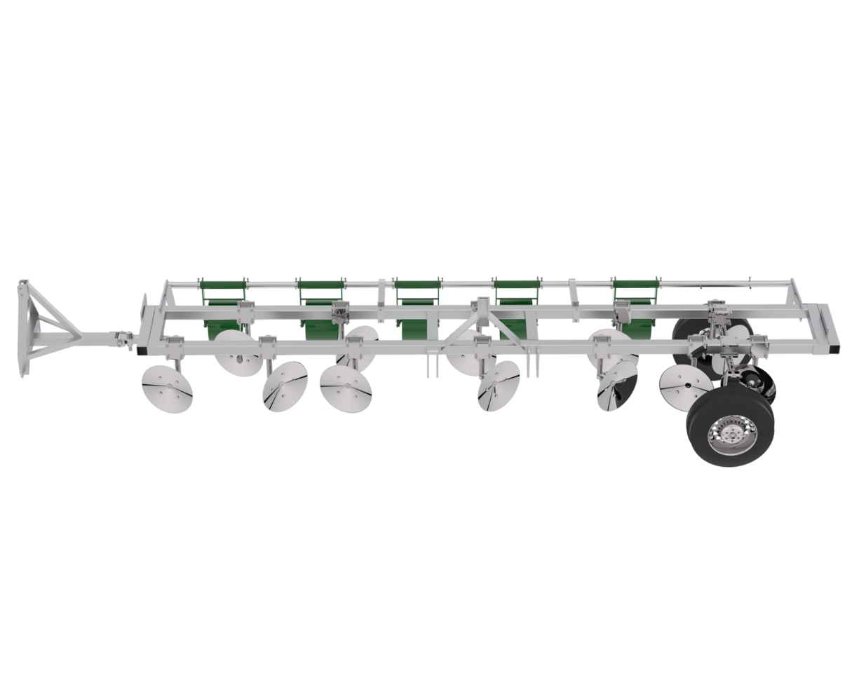 landbouw gereedschap voor trekker geïsoleerd Aan achtergrond. 3d renderen - illustratie png