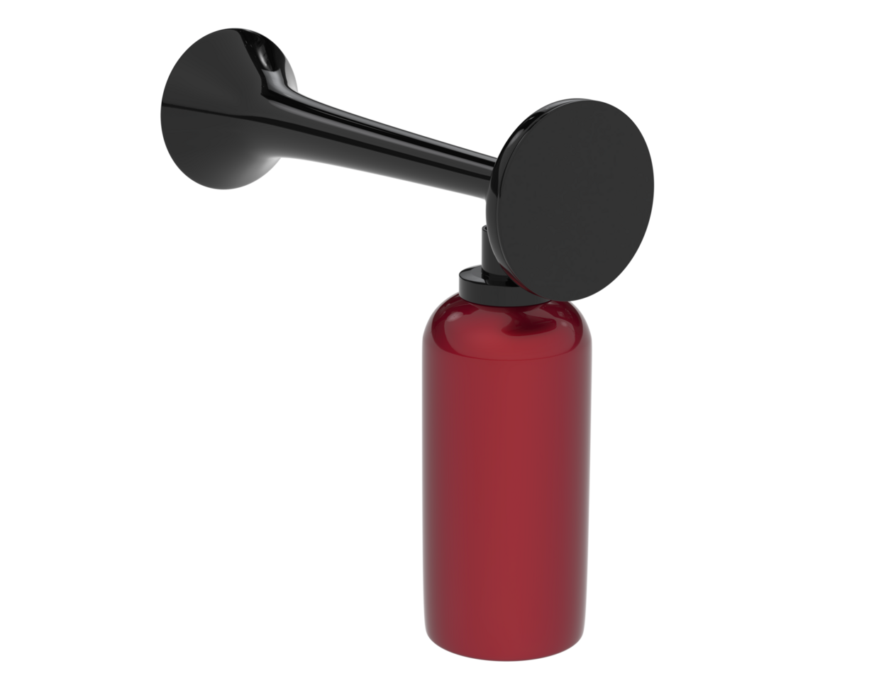 Air horn isolated on background. 3d rendering - illustration png