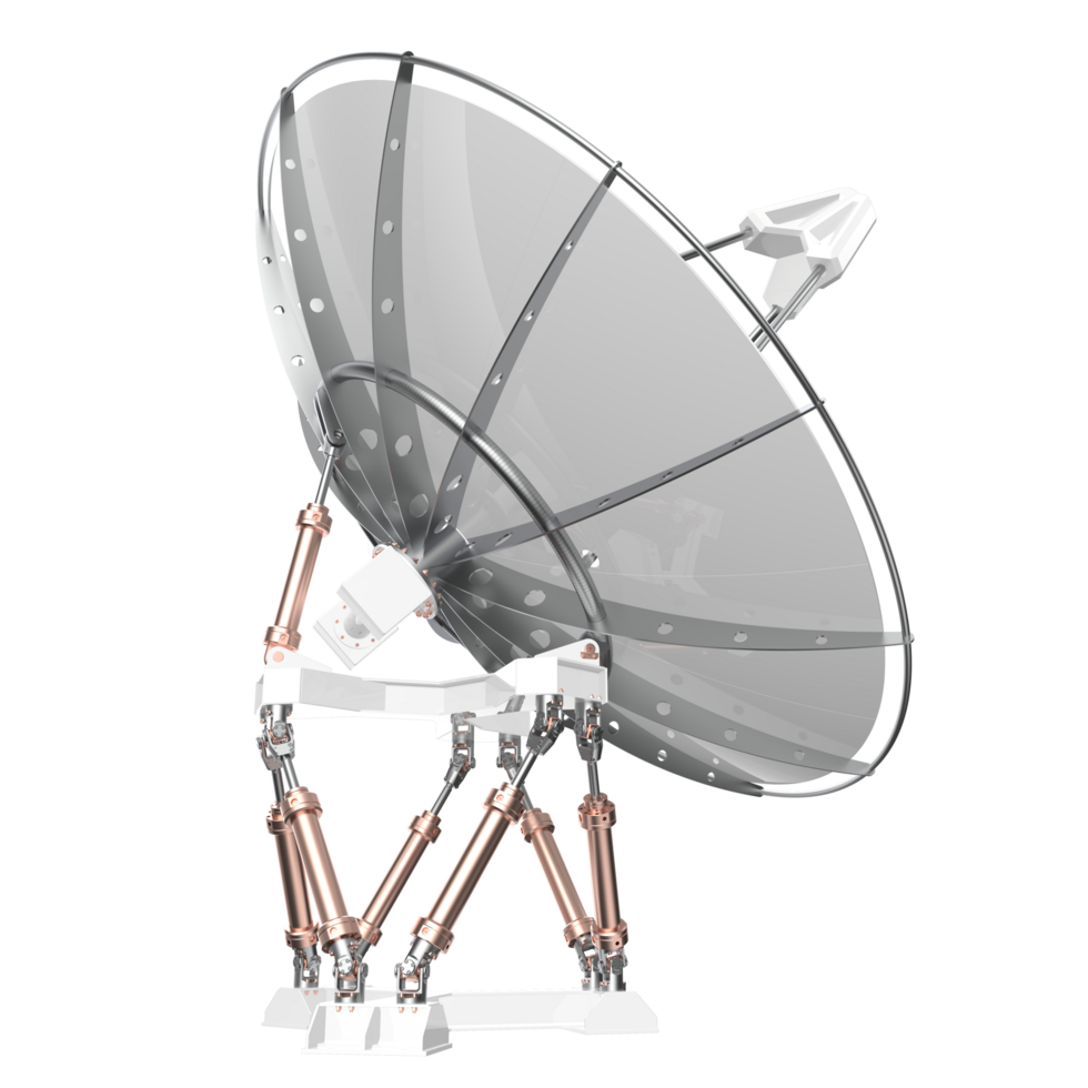 Radio Antenne isoliert auf Hintergrund. 3d Rendern - - Illustration png