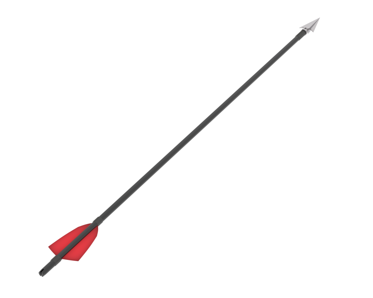 Arrows isolated on background. 3d rendering - illustration png
