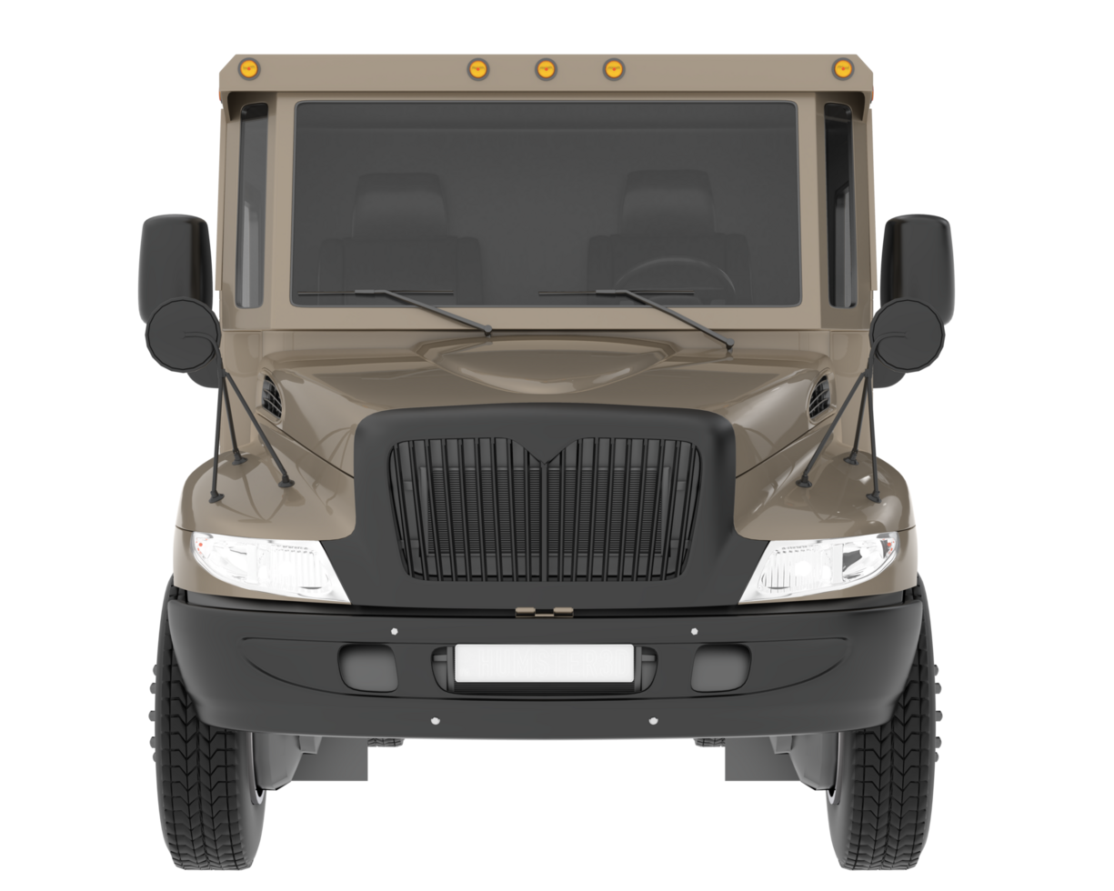 Armored truck isolated on background. 3d rendering - illustration png