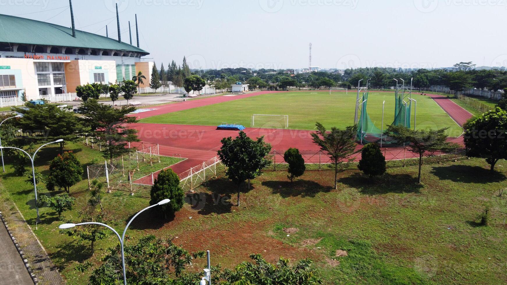 Aerial view of Pakansari Stadium photo