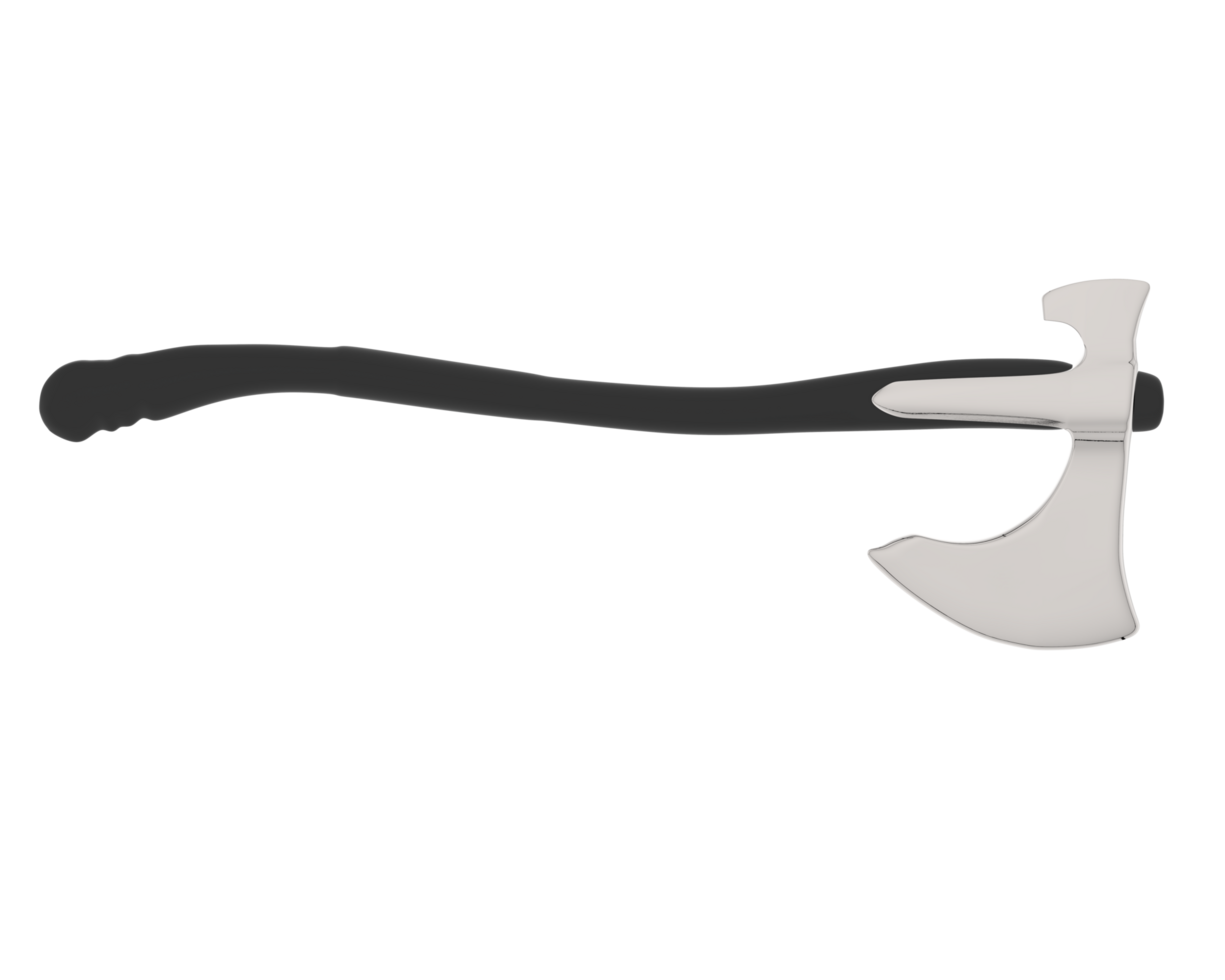 Axe isolated on background. 3d rendering - illustration png