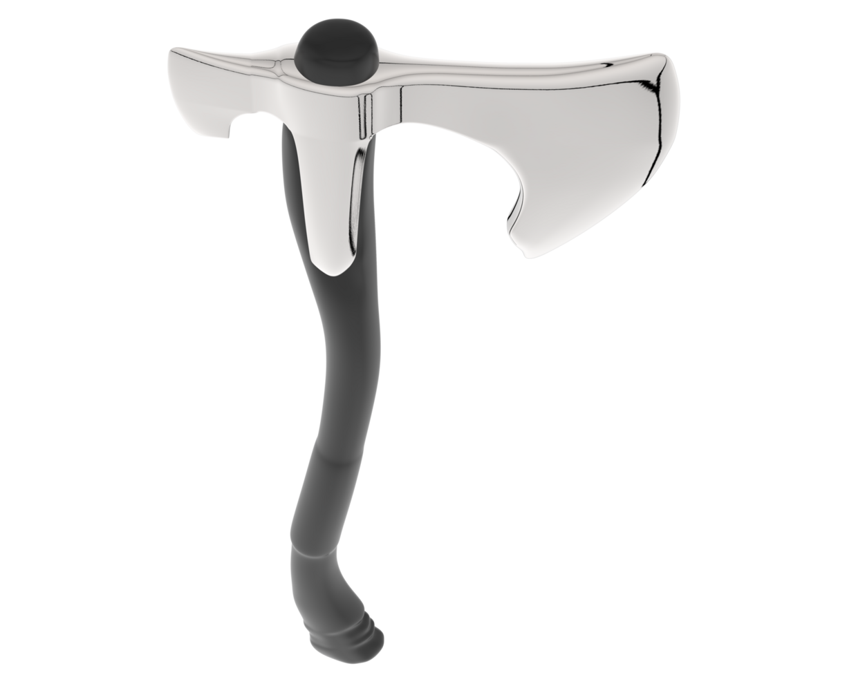 Axe isolated on background. 3d rendering - illustration png