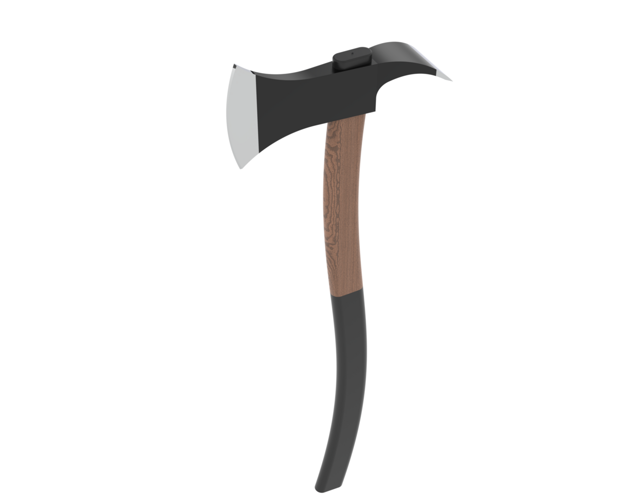 Axe isolated on background. 3d rendering - illustration png