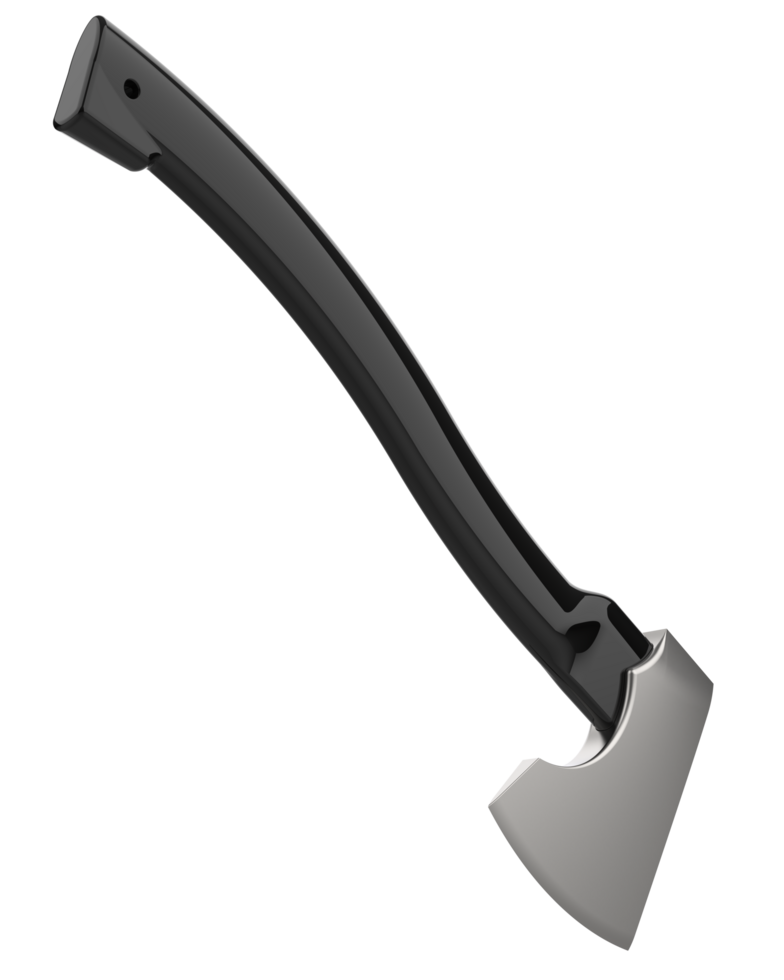 Axe isolated on background. 3d rendering - illustration png