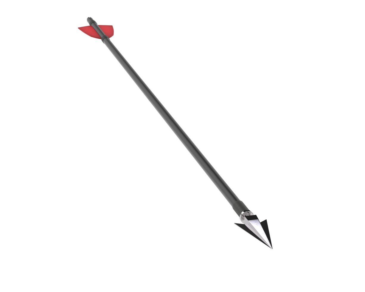 Arrows isolated on background. 3d rendering - illustration png