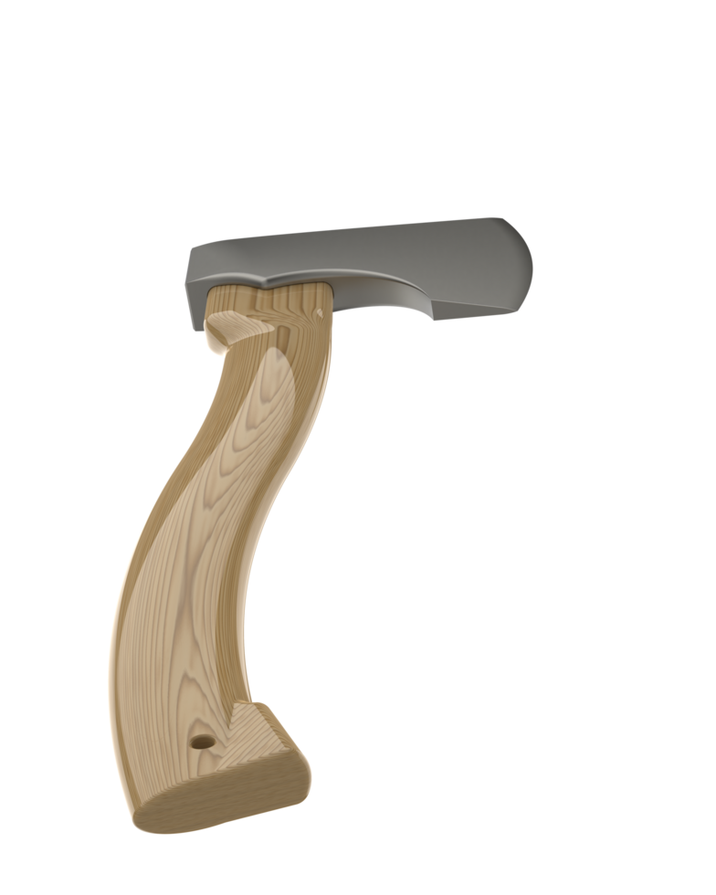 Axe isolated on background. 3d rendering - illustration png